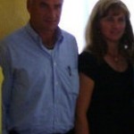Raffaele Boccella con la moglie