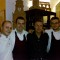 Da sinistra, Rosario, Gianluca, Nicola e Davide Califano