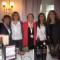 le Donne del vino campane a MWF, al centro la Presidente nazionale Elena Martusciello, da sx Patrizia Spada, Ilaria Petitto di DonnaChiara, Felicia Brini, di Masseria Felicia e io, l'inviata a Merano per questo blog. Assente giustificata maria Iada avallone delegata regionale partita in anticipo