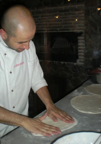 La preparazione della pizza