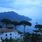 Una vista di Ravello e della Costa al tramonto