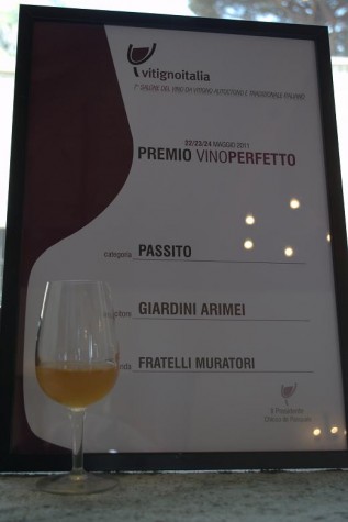 Passito Giardini Arimei - Premio Vino Perfetto