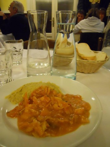 Baccalà in rosso
