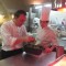 Lo chef Lino Scarallo ed i germogli Koppert Crest