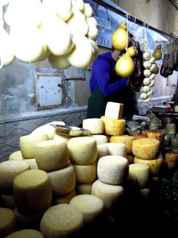 Uno degli stand gastronomici