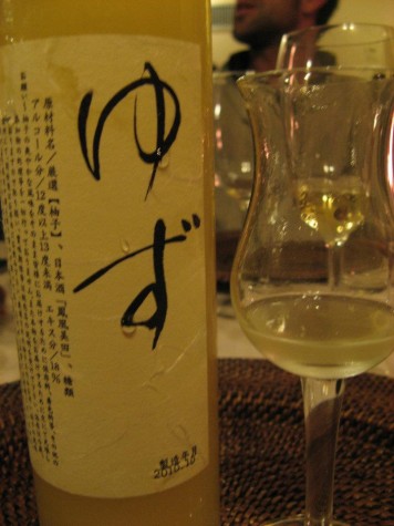 Sakè con Yuzu