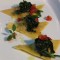 ravioli di cotechino, minestra nera e lenticchie ravioli di cotechino, minestra nera e lenticchie