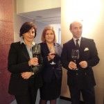da sx, Fabiola Casullo e i titolari dell'Hotel De La Ville da sx, Fabiola Casullo e i titolari dell'Hotel De La Ville