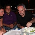 Marianna Vitale, Gennaro Esposito e Ferran Adrià a Bacoli con la mozzarella di bufala dop di Raffaele Barlotti