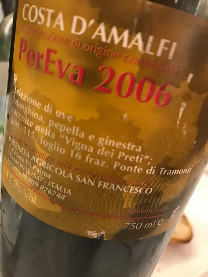 Per Eva 2006 Costa d'Amalfi doc