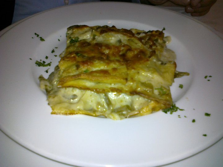 Osteria di San Cesareo, lasagnetta verde