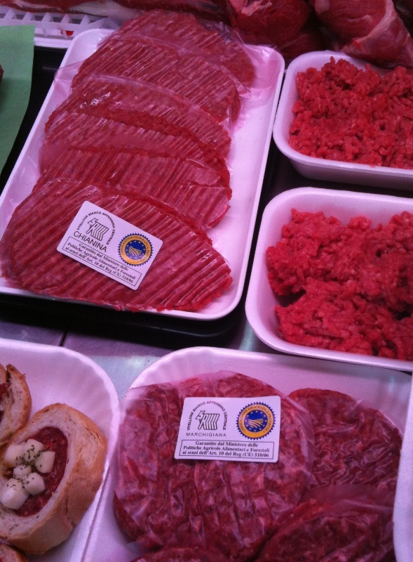 hamburger di marchigiana e chianina