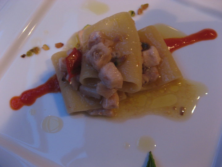 Paccheri Di Gragnano Con Spada E Pistacchi Di Bronte Luciano Pignataro Wine Blog