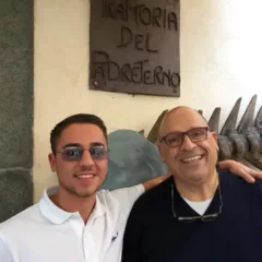Ciro Napoletano con il figlio Francesco