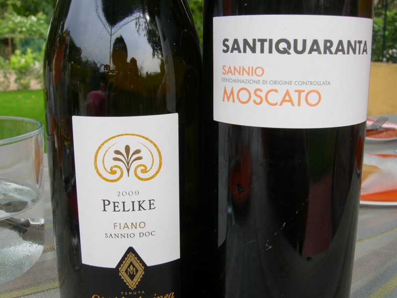 Il fiano di Oppida Aminea ed il moscato di Santiquaranta