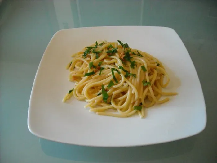 Spaghetti con la bottarga