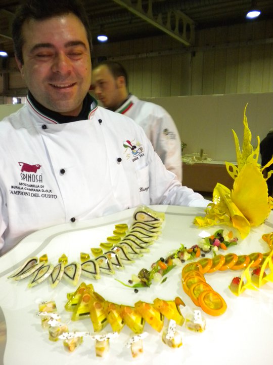 Giuseppe Di Gioia presenta il piatto Medaglia d'Oro