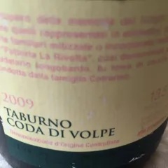 Sannio Coda di Volpe 2009 Fattoria La Rivolta