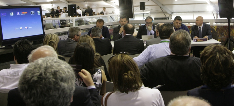 Lo spazio "Vigna Benevento" durante la presentazione