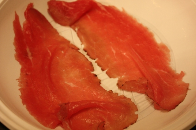 Il carpaccio di Marchigiana di Cillo 