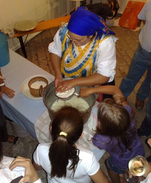 Dimostrazione della cagliata