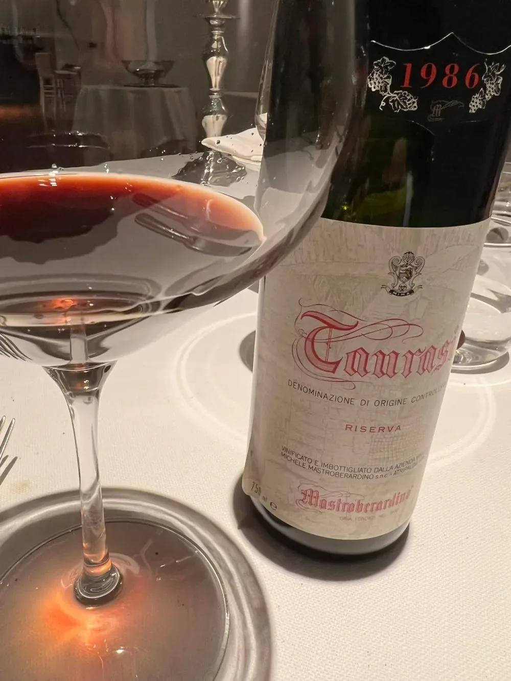 Taurasi Mastroberaardino 1986