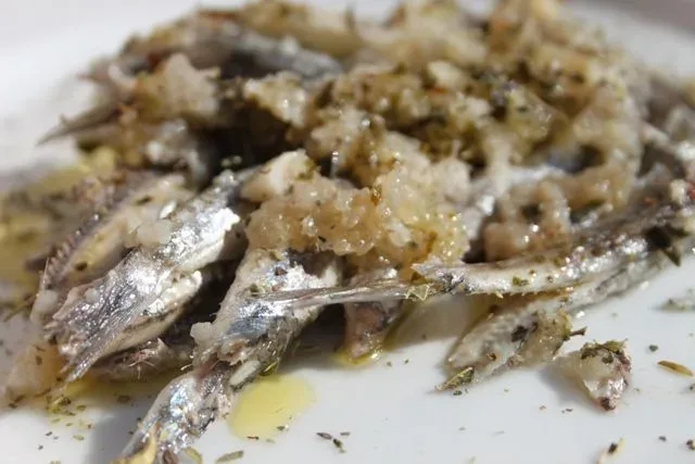 alici arrecanate in tortiera