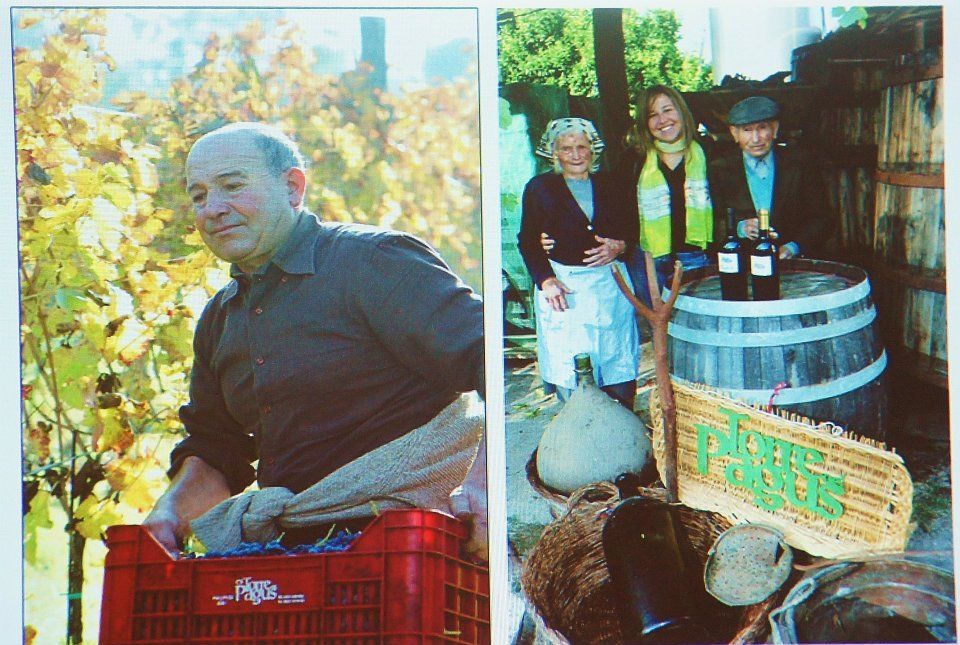 La forte immagine di famiglia. Giovanni Rapuano sulla sinistra e Giusy tra i nonni