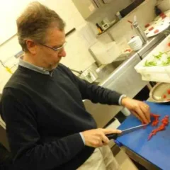 Fabrizio Scarpato a Paestum (Foto Lello Tornatore)