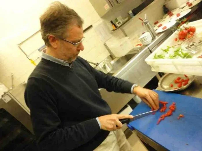 Fabrizio Scarpato a Paestum (Foto Lello Tornatore)