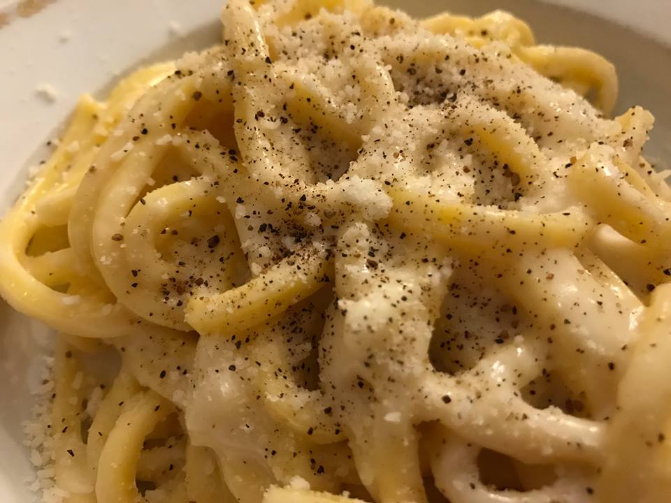 Tonnarelli cacio e pepe