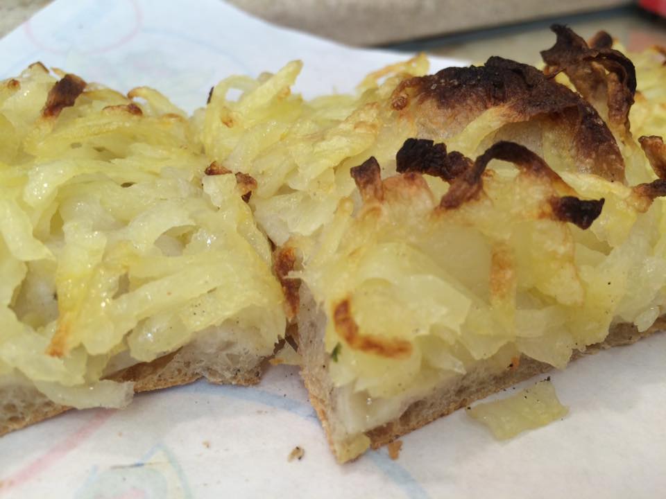 Pizzeria Serenella, bianca con patate