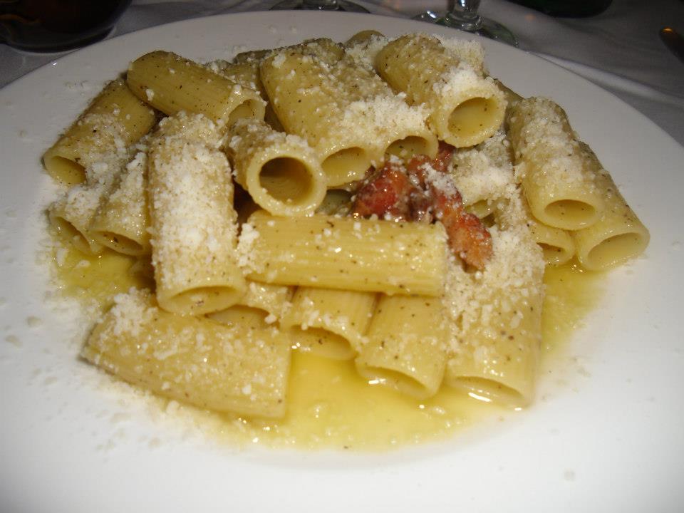 Trattoria Lilli, rigatoni alla gricia