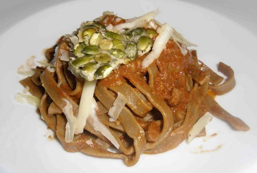 Al Ceppo, le tagliatelle di farina di castagne