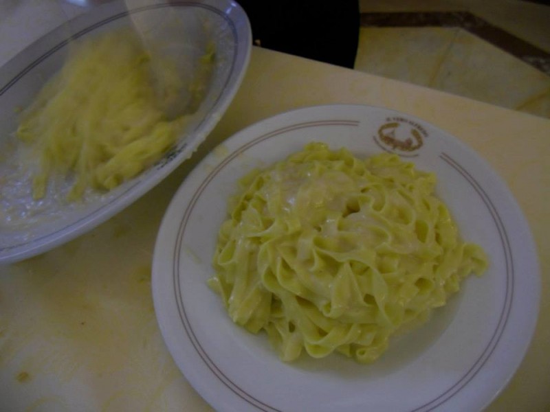 Fettuccine Alfredo il piatto italiano più famoso in Usa. Alla Scrofa o