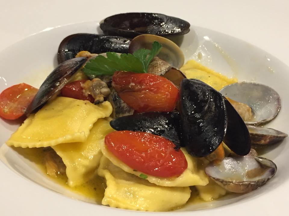 CIBO, ravioli di spigola