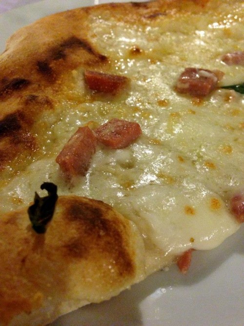 Pizzeria Negri, la pizza bianca