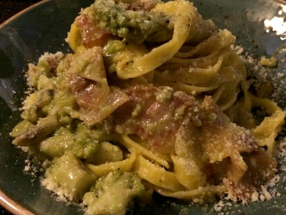 ProLoco Centocelle: fettuccine con broccolo romano e guanciale