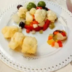 Baccala' fritto e insalata di rinforzo