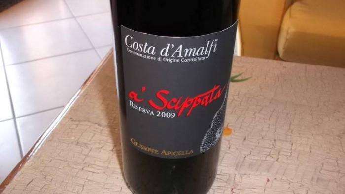  A' Scippata Rosso Riserva Costa d'Amalfi Doc Giuseppe Apicella