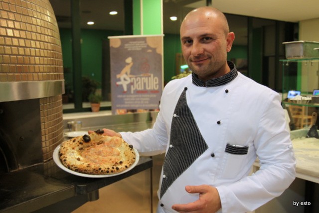 Le Parule Giuseppe Pignalosa Pizza con mortadella