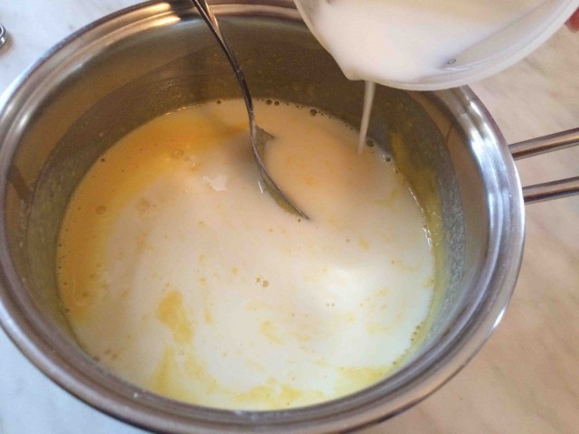Zuppa inglese, la crema fase 2