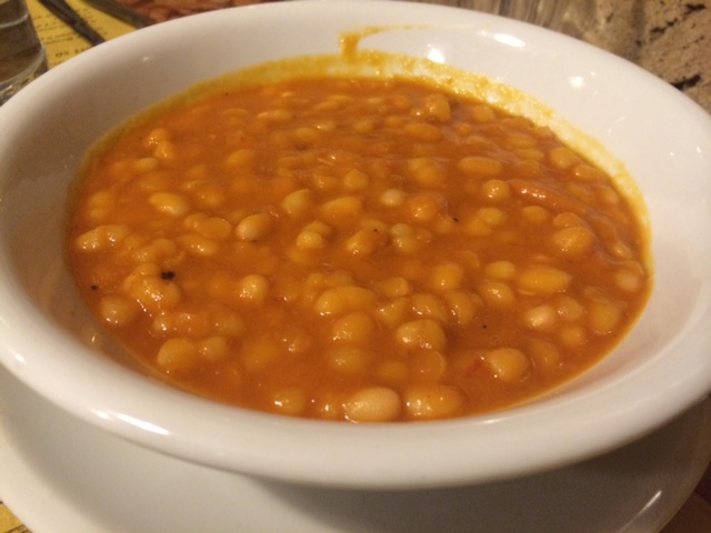 Osteria dell'Angelo, i fagioli al pomodoro