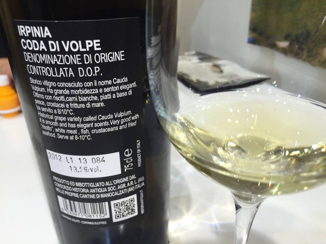 Coda di Volpe 2012 Historia Antiqua