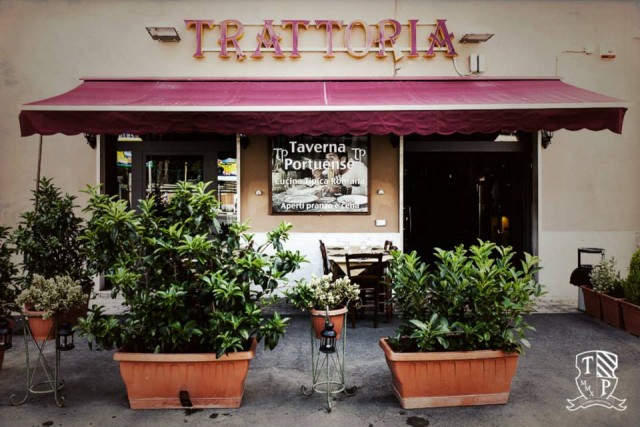 Taverna Portuense, l'ingresso