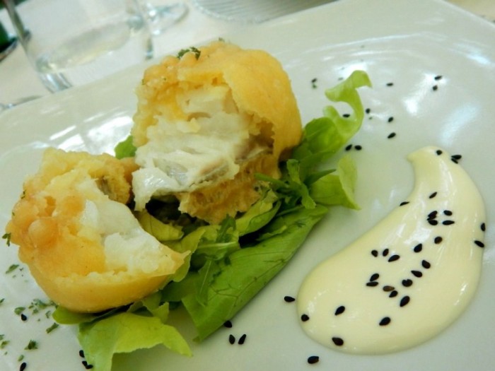 Il Vecchio Mulino,Baccalà in tempura