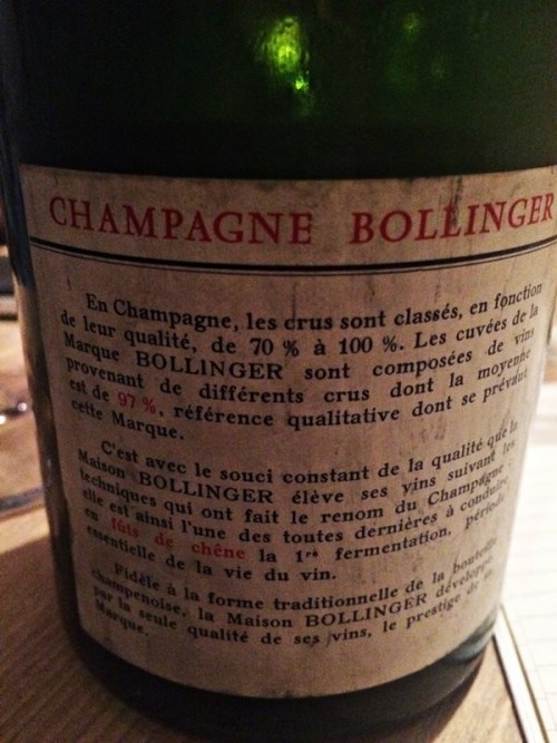 Bollinger Special Cuvée Brut 1966