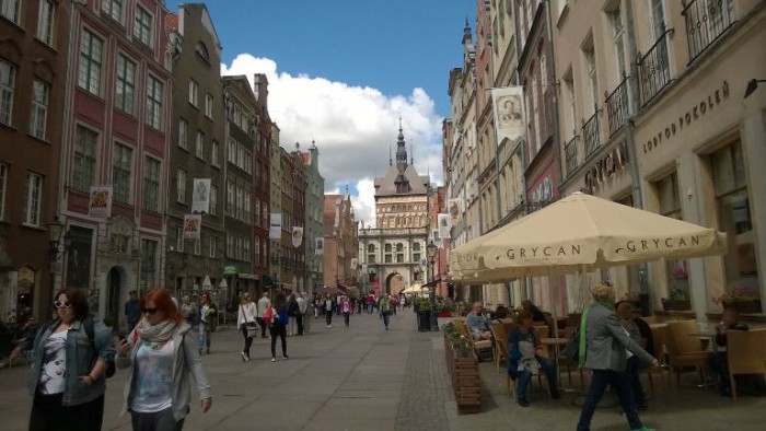 Danzica, il centro della città vecchia