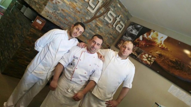Pizzeria Degusta, Gianfranco Iervolino con Steven Brogan e Alessio Sisinno