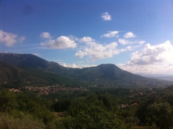 il press tour del Gal Taburno, panorama